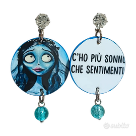 Orecchini in Carta " C'Ho più sonno che.." Art:540
