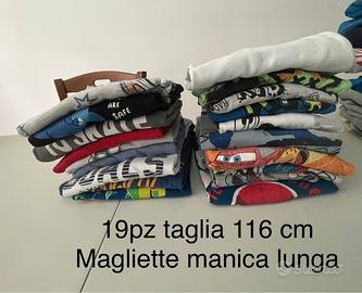Lotto abbigliamento bambino 4/5 anni 116cm