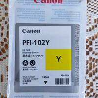 cartuccia Canon PFI-102Y  per plotter serie iPF