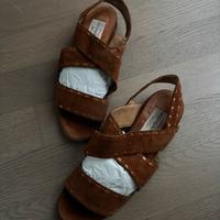 Sandali donna 37 cuoio