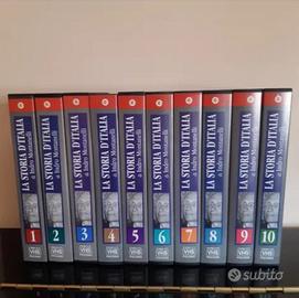 LA STORIA D'ITALIA di Indro Montanelli, in vhs