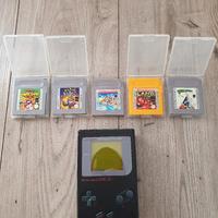 game boy prima serie fat + 5 giochi