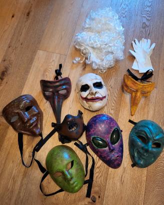 Maschere teatro, carnevale, feste o rapine