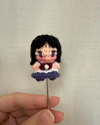 Mini amigurumi Sailor Saturn