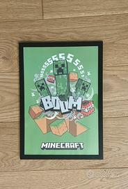 Minecraft-poster con cornice