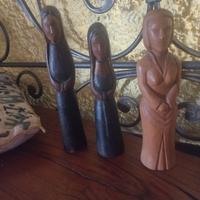 statuine in legno