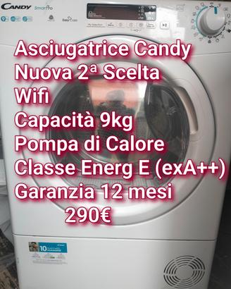 Asciugatrice Candy 9kg A++ wifi 