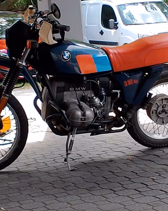 sella rossa bmw r80gs 