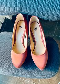 Décolleté con tacco alto e plateau H&M tg. 38