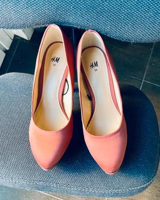 Décolleté con tacco alto e plateau H&M tg. 38