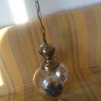 LAMPADARIO VINTAGE IN OTTONE