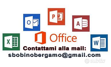 Docente Excel, Word e PowerPoint - (OnLine via web
