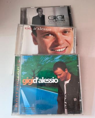 Lotto 3 CD Originali GIGI D'ALESSIO con Libretti
