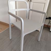 Tre sedie Ikea polipropilene rinforzato 