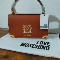 Borsa Love Moschino + tracolla + foulard griffato