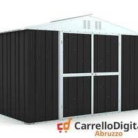 Box giardino lamiera zincata 327x155 nero