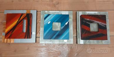 Quadro trittico di design 