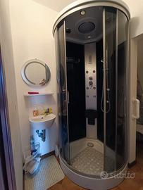 Cabina doccia angolare idromassaggio