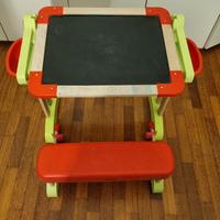 Tavolo scrivania richiudibile con 2 lavagne