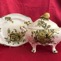 Zuppiera in ceramica di bassano