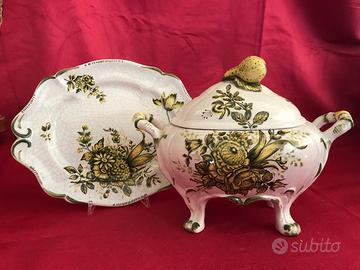 Zuppiera in ceramica di bassano