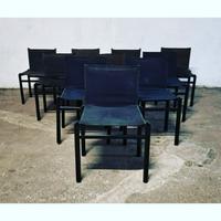 10 sedie Molteni Mastro design by Tobia Scarpa