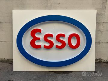 Insegna pubblicitaria logo Esso - Originale - XXL