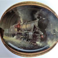 Piatto locomotiva a vapore limited edition train