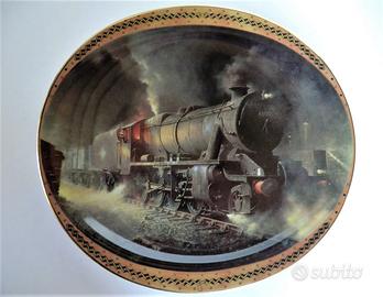 Piatto locomotiva a vapore limited edition train