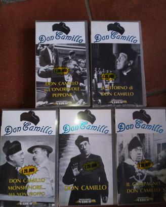 VHS DON CAMILLO E PEPPONE COMPLETA 5 FILM