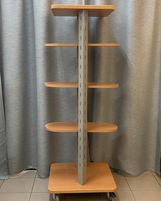 Espositore/ scaffale con ruote