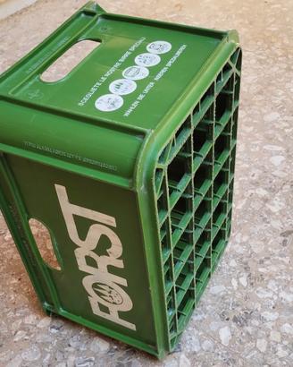 Cassa cassetta Birra Forst 1970 vintage + sorpresa