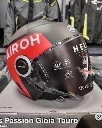 AIROH Casco Jet Helios - UP - Black Matt