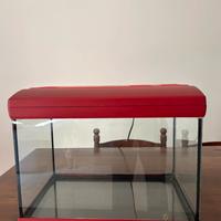 Acquario con illuminazione neon + filtro acqua