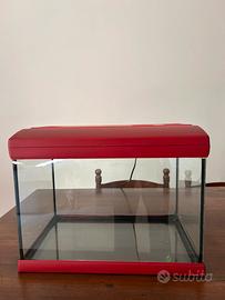 Acquario con illuminazione neon + filtro acqua