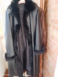 cappotto in pelle 