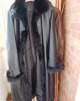 cappotto in pelle 