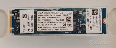 Intel Optane 16GB M.2 - Memoria di Accelerazione