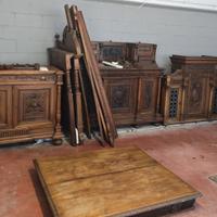 Set mobili antichi,seconda metà del XIX secolo
