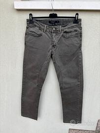 Pantaloni Siviglia Chino Biker Grigio Fango tg 32