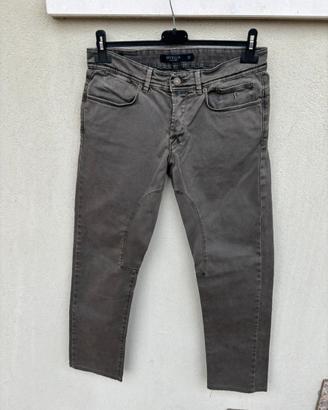 Pantaloni Siviglia Chino Biker Grigio Fango tg 32