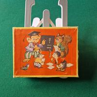Set cubi puzzle vintage sovietici degli anni '50