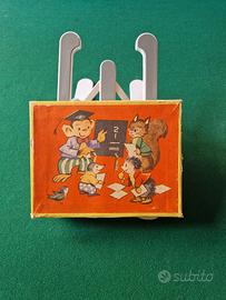 Set cubi puzzle vintage sovietici degli anni '50