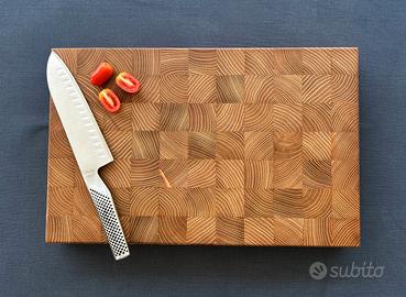 Tagliere acacia massello end grain GRANDE 44×28 cm