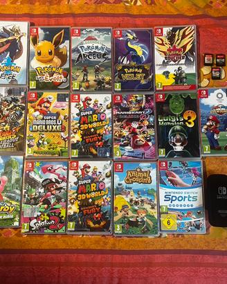 Giochi switch mario pokemon e altro