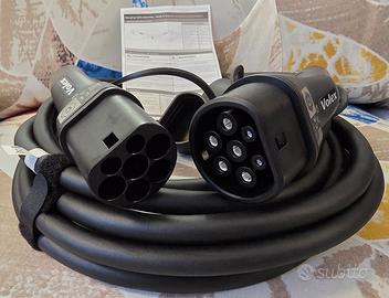 ⚡ CAVO RICARICA EV 22kW Tipo2 32A 6mt NUOVO Volex