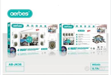 4 Telecamere wifi con monitor incluso e app