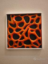 Quadro Wall Art 3D Parametrico - Design Moderno