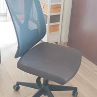 sedia ergonomica da ufficio con rotelle