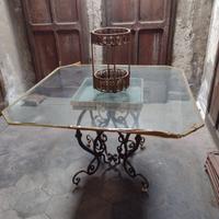 Tavolo vintage in cristallo